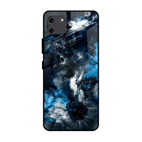 Cloudy Dust Realme C11 Glass Back Cover Online