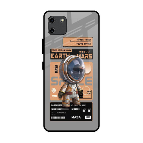 Space Ticket Realme C11 Glass Back Cover Online