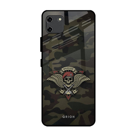 Army Warrior Realme C11 Glass Back Cover Online