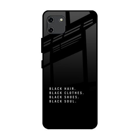 Black Soul Realme C11 Glass Back Cover Online