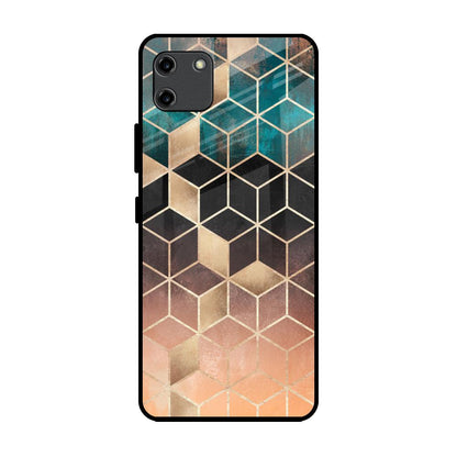 Bronze Texture Realme C11 Glass Back Cover Online