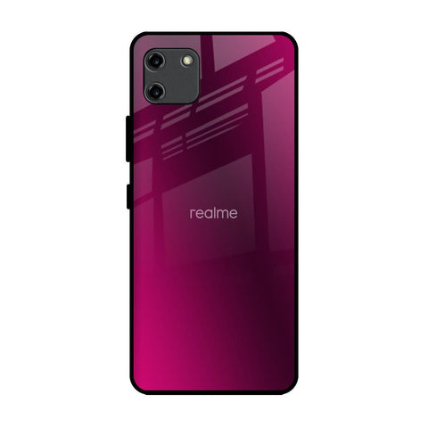 Pink Burst Realme C11 Glass Back Cover Online