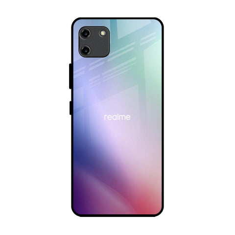 Abstract Holographic Realme C11 Glass Back Cover Online