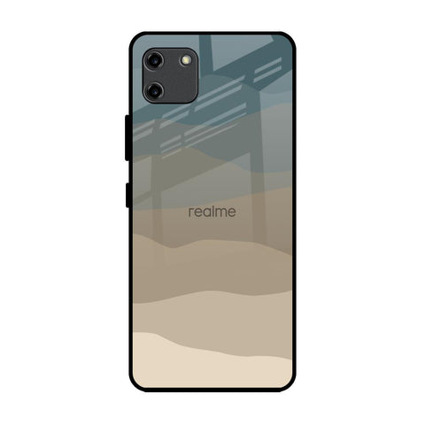 Abstract Mountain Pattern Realme C11 Glass Back Cover Online
