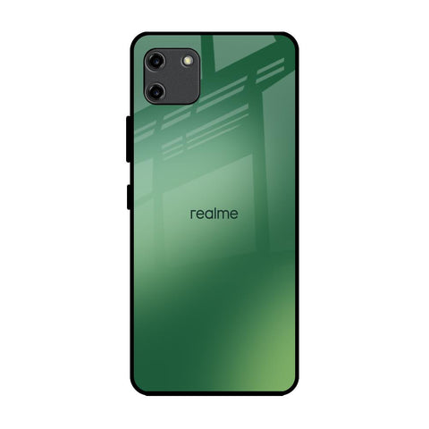 Green Grunge Texture Realme C11 Glass Back Cover Online