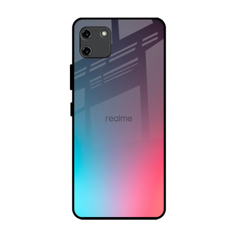 Rainbow Laser Realme C11 Glass Back Cover Online