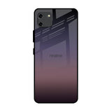Grey Ombre Realme C11 Glass Back Cover Online