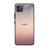 Golden Mauve Realme C11 Glass Back Cover Online