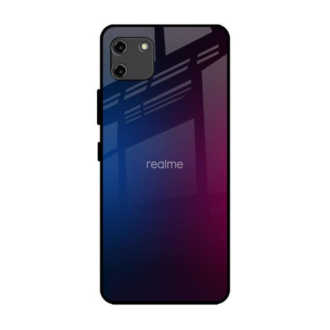 Mix Gradient Shade Realme C11 Glass Back Cover Online