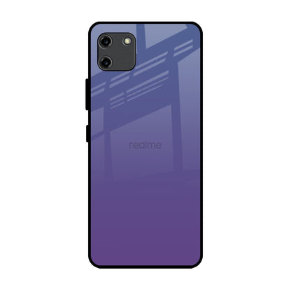 Indigo Pastel Realme C11 Glass Back Cover Online