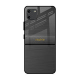 Grey Metallic Glass Realme C11 Glass Back Cover Online