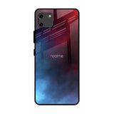 Smokey Watercolor Realme C11 Glass Back Cover Online