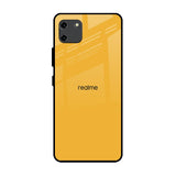 Fluorescent Yellow Realme C11 Glass Back Cover Online
