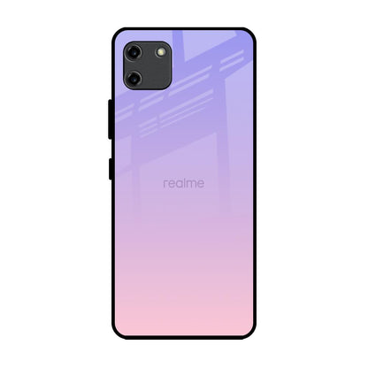 Lavender Gradient Realme C11 Glass Back Cover Online