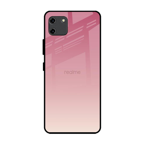 Blooming Pink Realme C11 Glass Back Cover Online