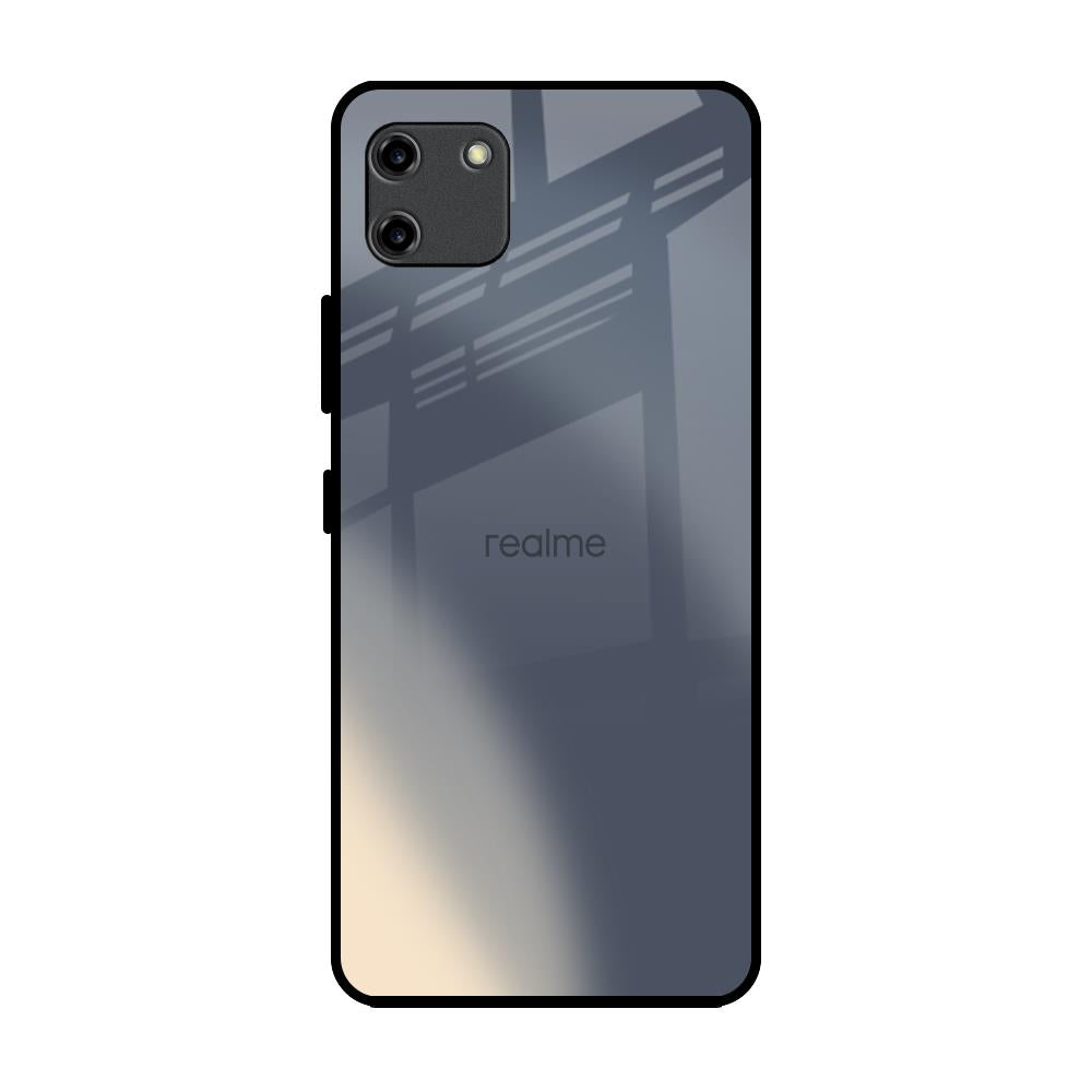 Metallic Gradient Realme C11 Glass Back Cover Online