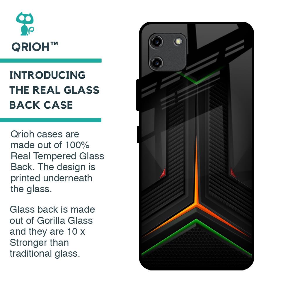 Modern Ultra Chevron Glass Case for Realme C11
