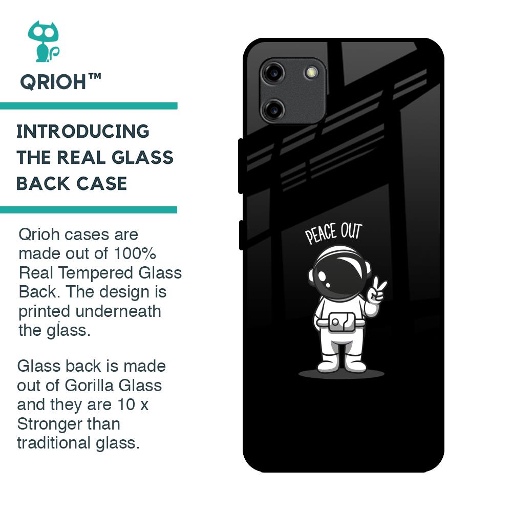 Peace Out Astro Glass Case for Realme C11