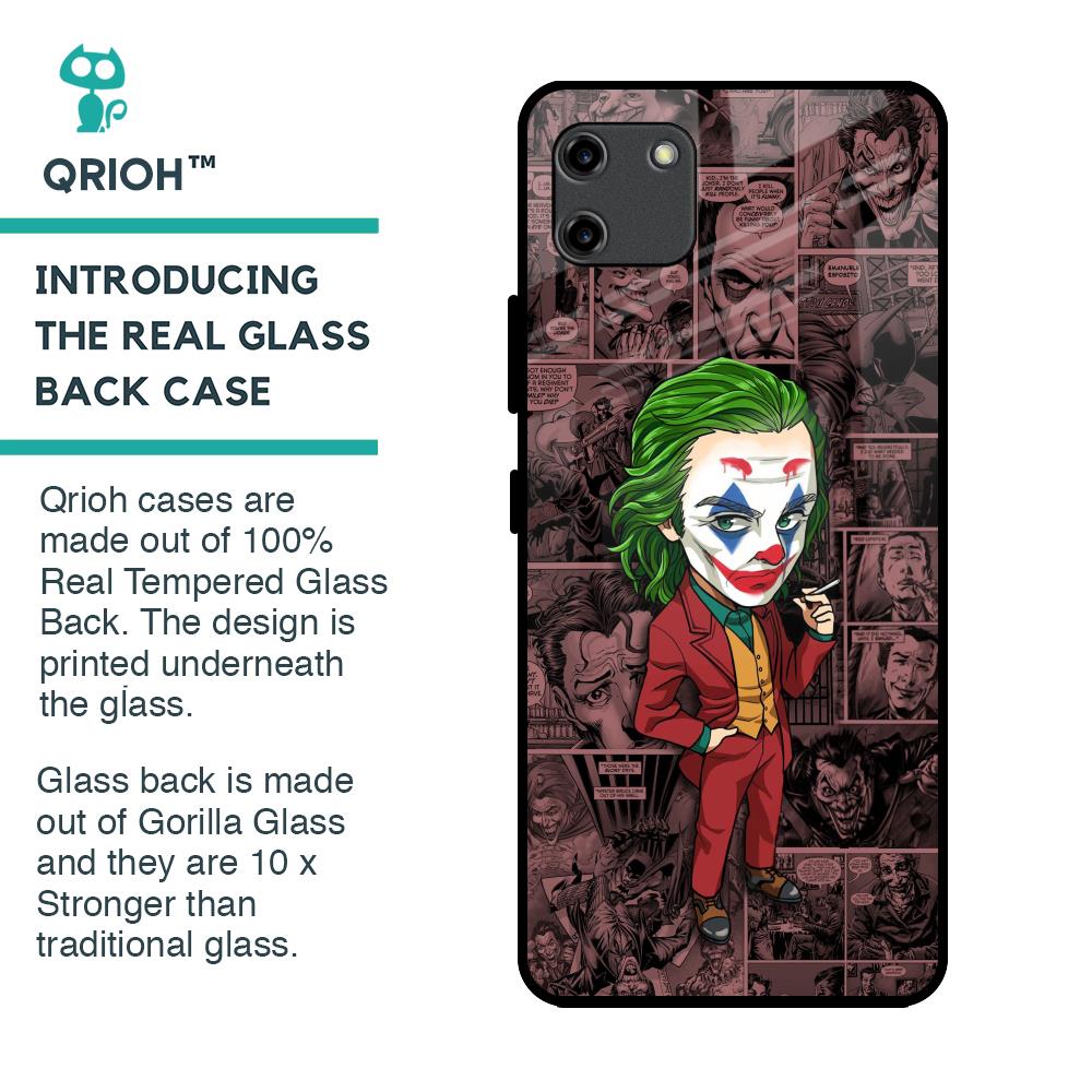 Joker Cartoon Glass Case for Realme C11