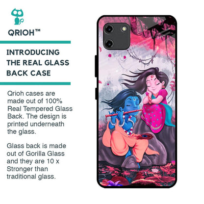 Radha Krishna Art Glass Case for Realme C11