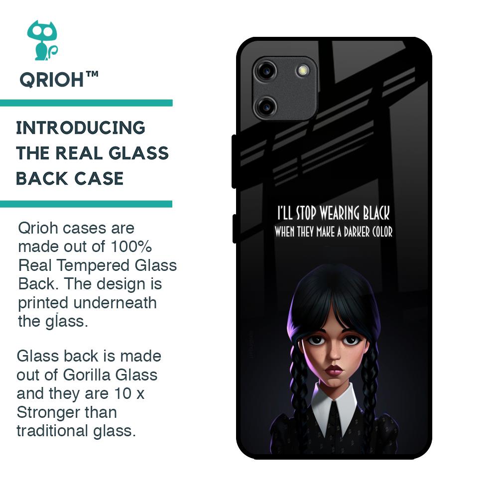 Aesthetic Digital Art Glass Case for Realme C11
