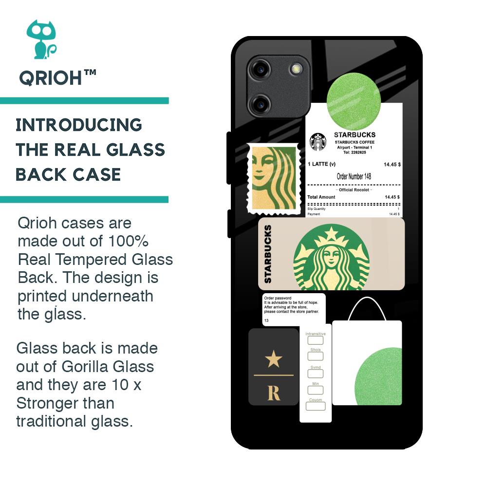 Coffee Latte Glass Case for Realme C11