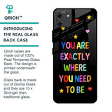 Magical Words Glass Case for Realme C11
