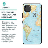 Travel Map Glass Case for Realme C11