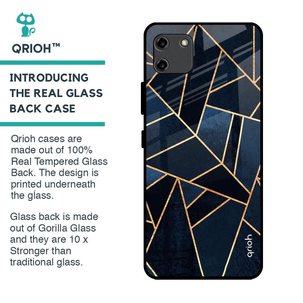 Abstract Tiles Glass Case for Realme C11
