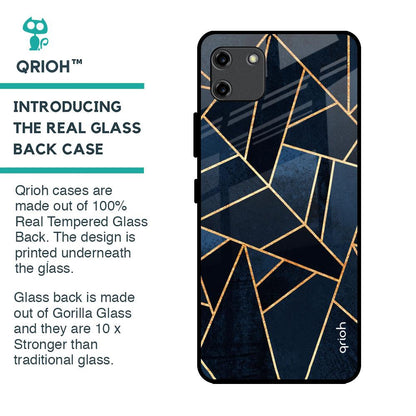 Abstract Tiles Glass Case for Realme C11