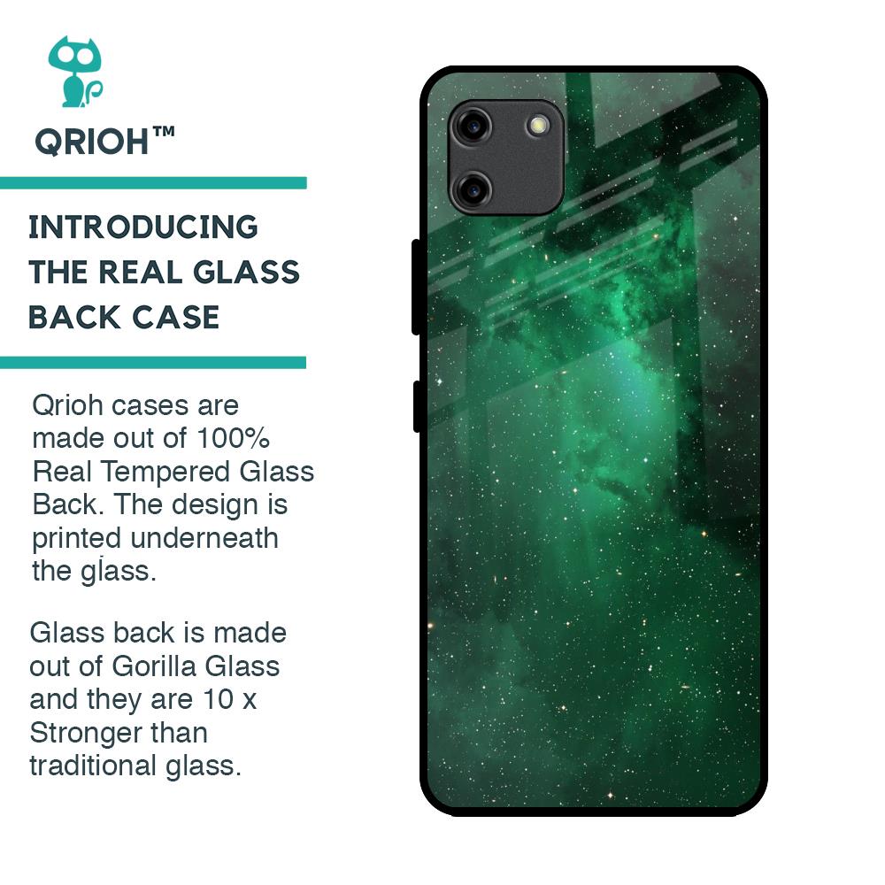 Emerald Firefly Glass Case For Realme C11