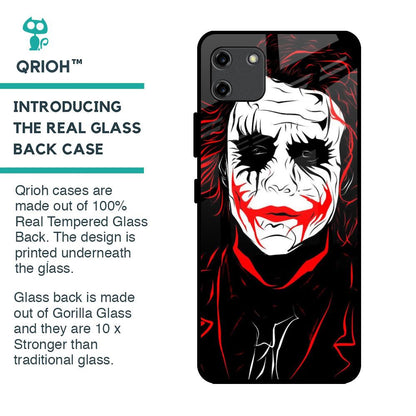 Life In Dark Glass Case For Realme C11
