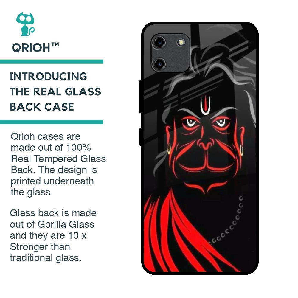 Lord Hanuman Glass Case For Realme C11