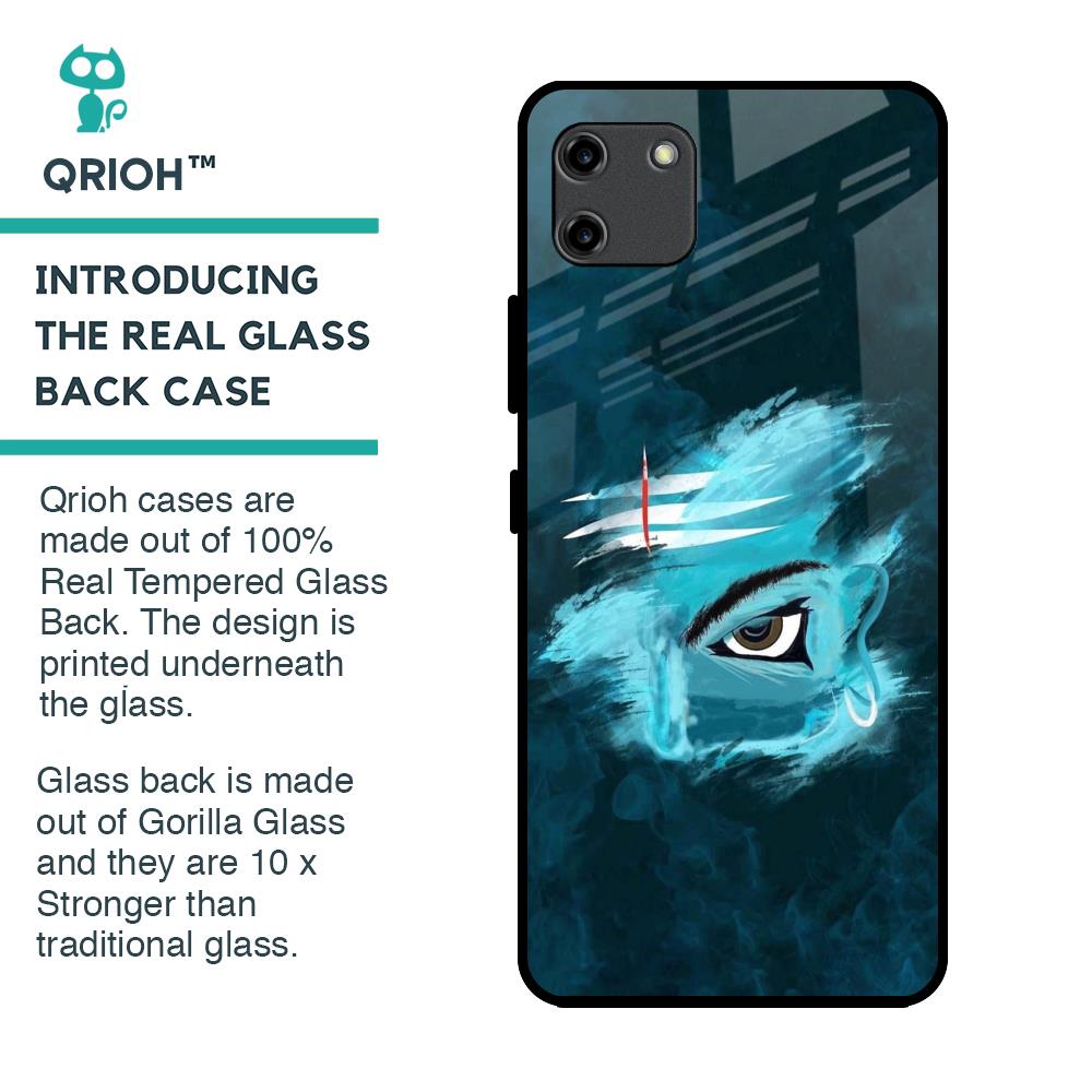 Power Of Trinetra Glass Case For Realme C11