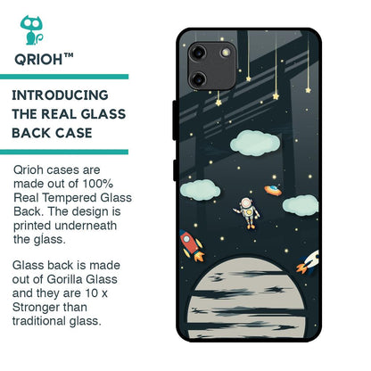 Astronaut Dream Glass Case For Realme C11