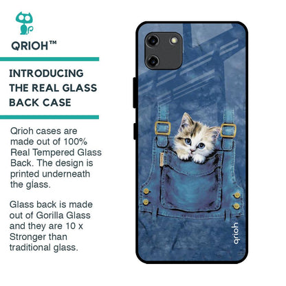 Kitty In Pocket Glass Case For Realme C11