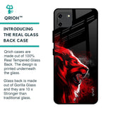 Red Angry Lion Glass Case for Realme C11