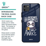 Struggling Panda Glass Case for Realme C11