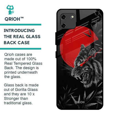 Red Moon Tiger Glass Case for Realme C11