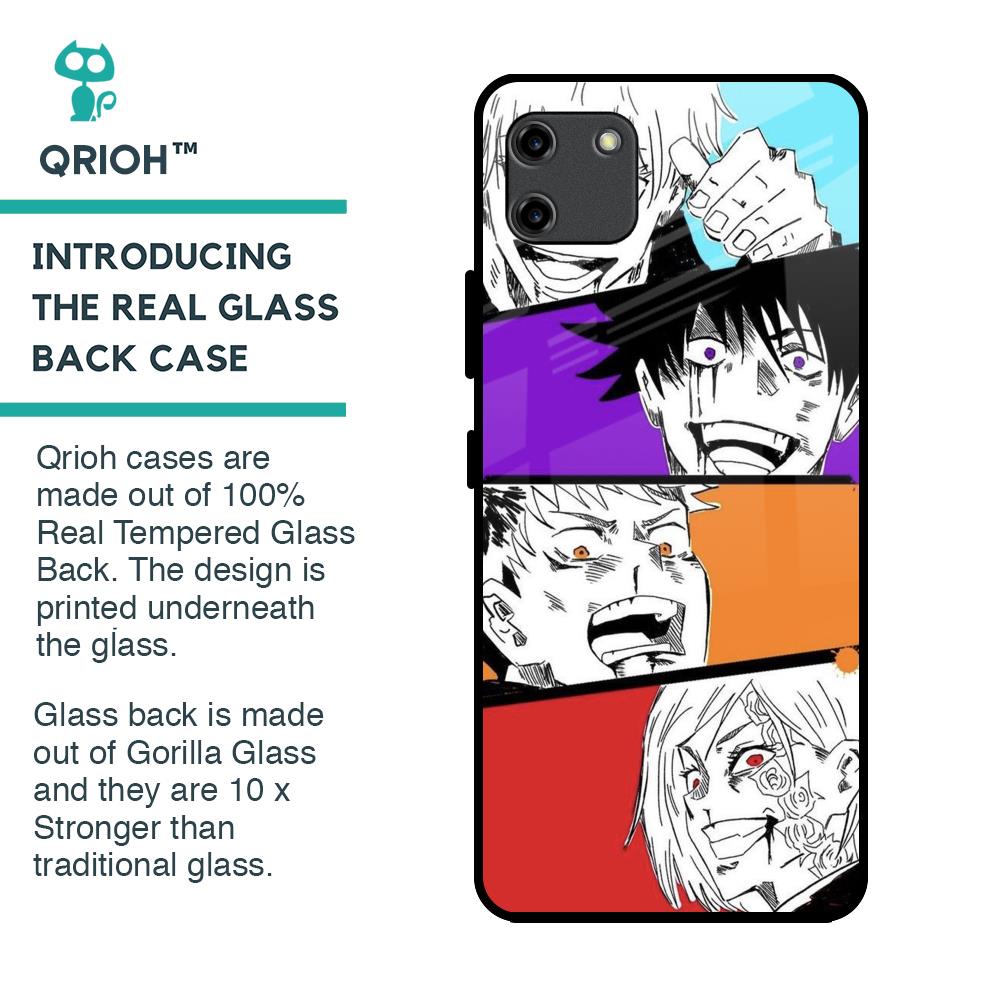 Anime Sketch Glass Case for Realme C11