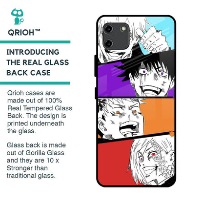 Anime Sketch Glass Case for Realme C11