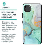 Green Marble Glass Case for Realme C11