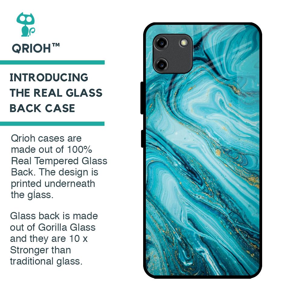 Ocean Marble Glass Case for Realme C11