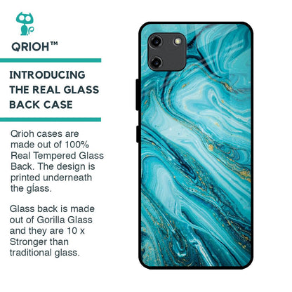 Ocean Marble Glass Case for Realme C11