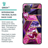 Electroplated Geometric Marble Glass Case for Realme C11