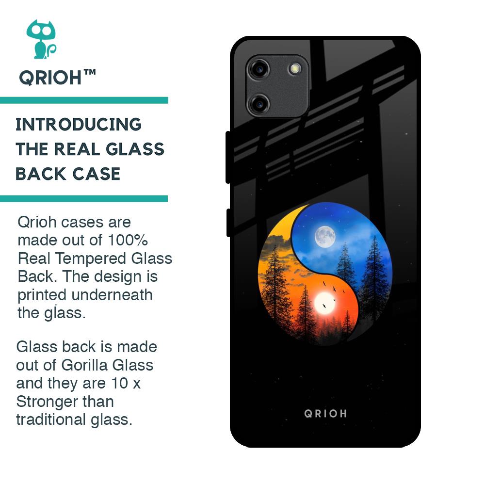 Yin Yang Balance Glass Case for Realme C11