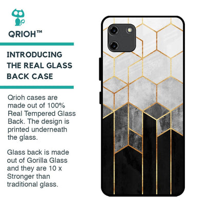 Tricolor Pattern Glass Case for Realme C11