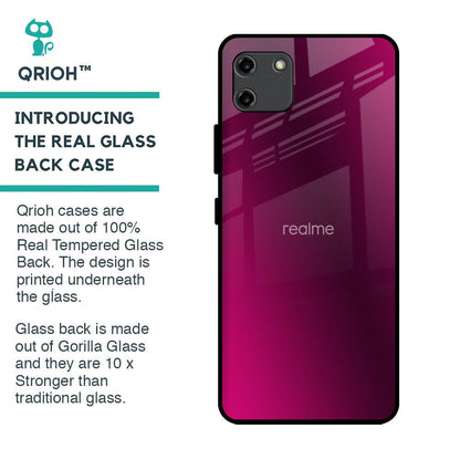 Pink Burst Glass Case for Realme C11