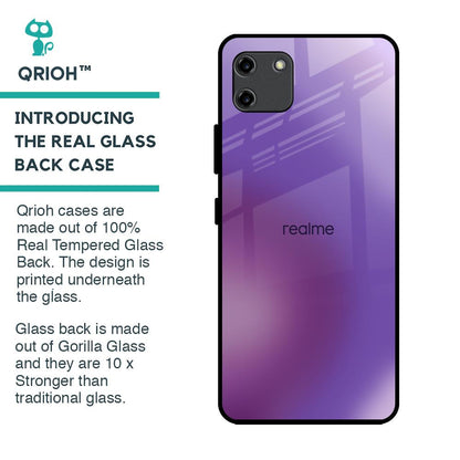 Ultraviolet Gradient Glass Case for Realme C11