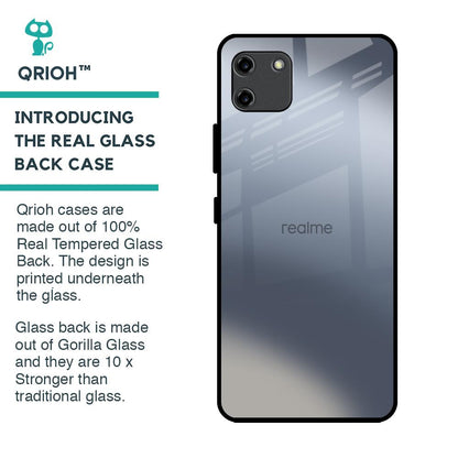 Space Grey Gradient Glass Case for Realme C11